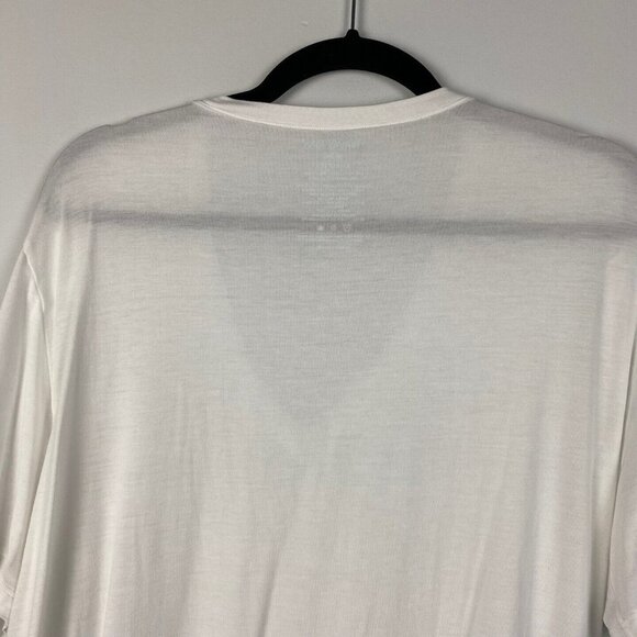 TOMMY JOHN Second Skin T-Shirt WHITE Micro Modal Everyday V-Neck Tee Mens XL - Picture 6 of 8